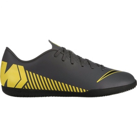 Scarpe indoor Nike Mercurial Vapor X 12 Club Ic M AH7385-070 nero grigio