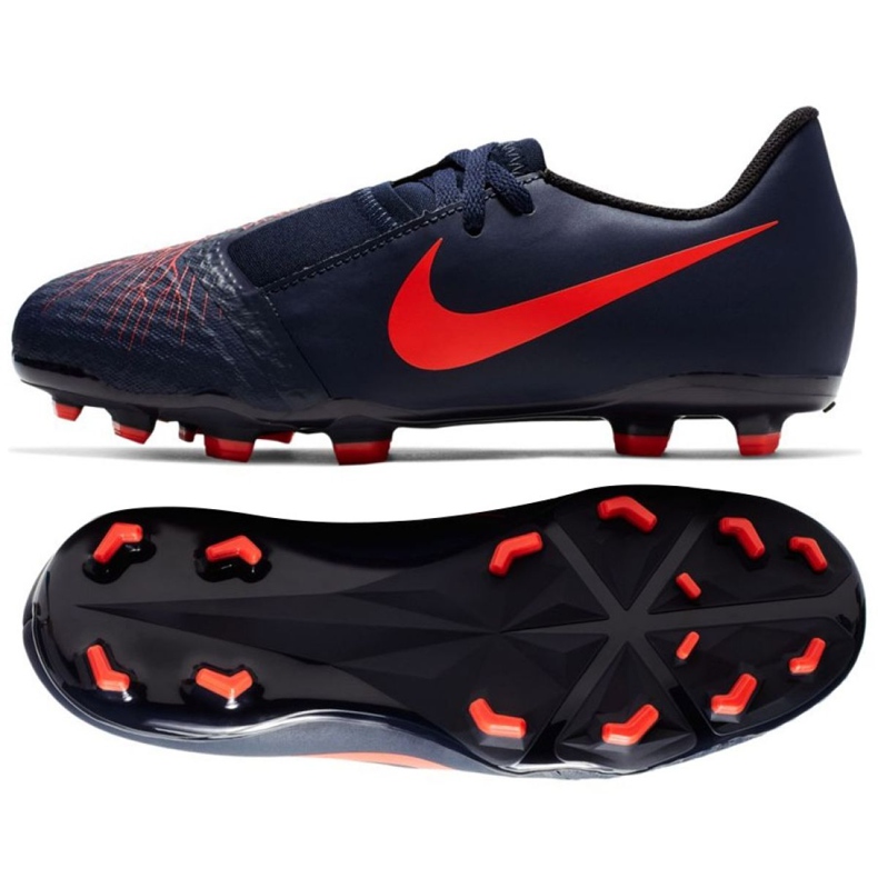 Nike Phantom Venom Academy Fg Jr AO0362-440 scarpe da calcio multicolore blu navy