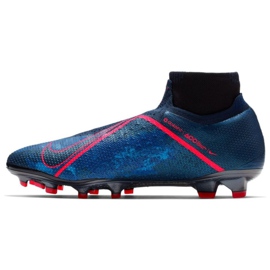 Nike Phantom Vsn Elite Df Fg M AO3262-440 scarpe da calcio blu blu