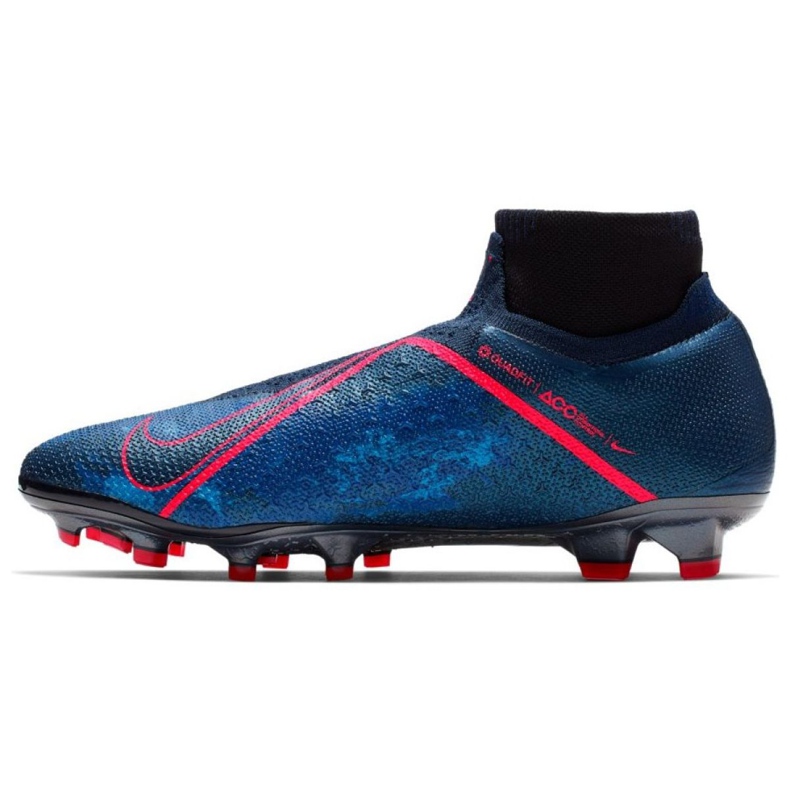 Nike Phantom Vsn Elite Df Fg M AO3262-440 scarpe da calcio blu blu