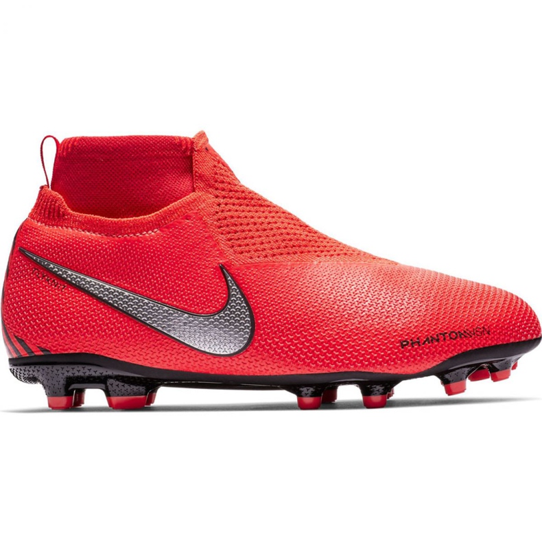Nike Phantom Vsn Elite Df Mg Jr AO3289-600 scarpe da calcio multicolore rosso