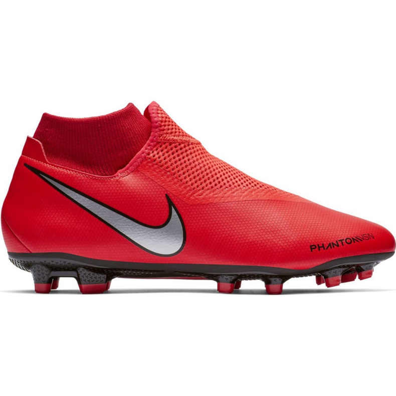 Scarpe da calcio Nike Phantom Vsn Academy Df FG / MG M AO3258-600 rosso rosso