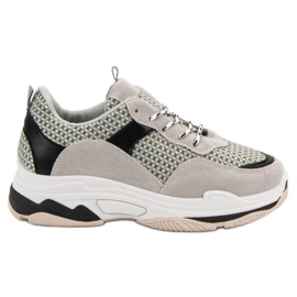 Kylie Scarpe Da Ginnastica Sulla Piattaforma grigio