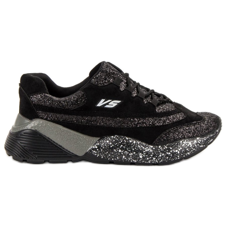 Scarpe sportive con glitter VICES nero