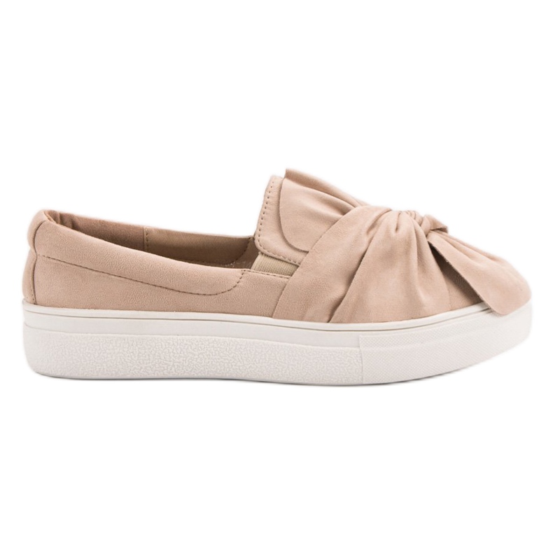 Slippers In Camoscio Con Fiocco VICES marrone