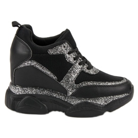 VICES Sneakers Con Broccato nero