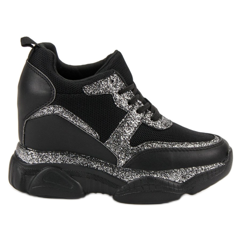 VICES Sneakers Con Broccato nero