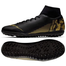 Nike Mercurial SuperflyX 6 Club Tf M AH7372-077 scarpe da calcio nero nero