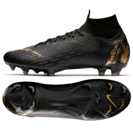 Nike Mercurial Superfly 6 Elite Fg M AH7365-077 scarpe da calcio nero nero