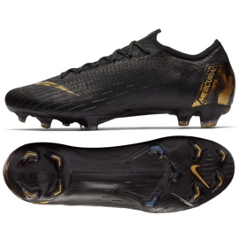 Nike Mercurial Vapor 12 Elite Fg M AH7380-077 scarpe da calcio nero nero