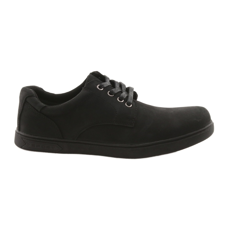 American Club Black -Chicle Scarpe in pelle maschile nero