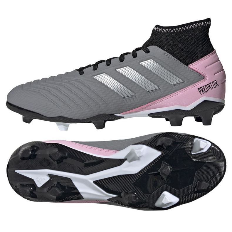 Scarpe da calcio Adidas Predator 19.3 Fg W F97528 grigio grigio