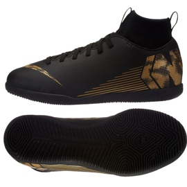 Scarpe indoor Nike Mercurial SuperflyX 6 Club Ic Jr AH7346-077 nero nero