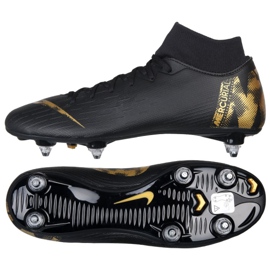 Nike Mercurial Superfly 6 Academy Sg Pro M AH7364-077 scarpe da calcio nero nero