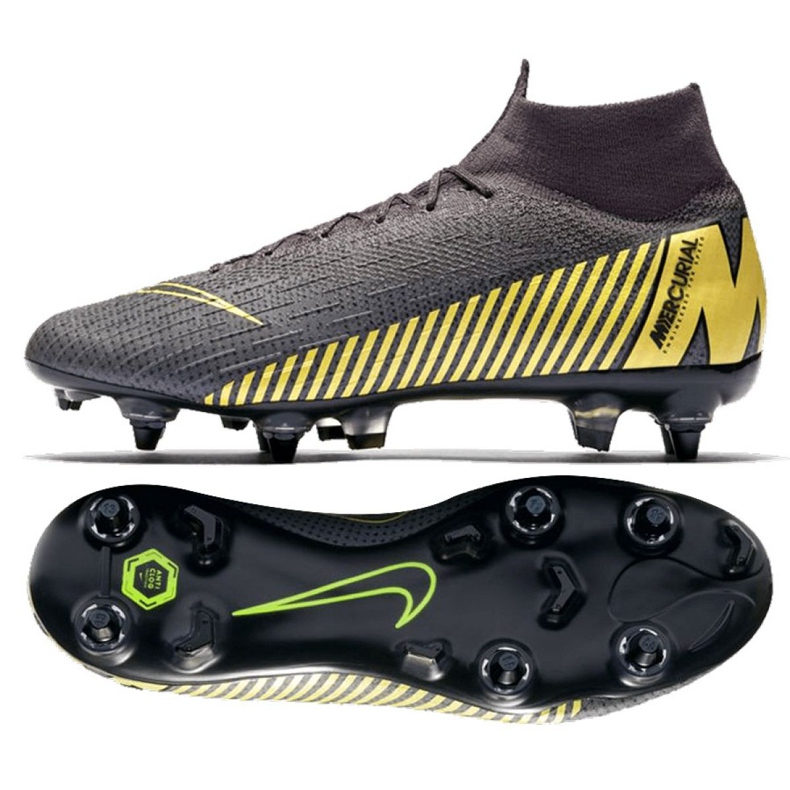 Nike Mercurial Superfly 6 Elite SG-Pro Ac M AH7366-077 scarpe da calcio multicolore nero