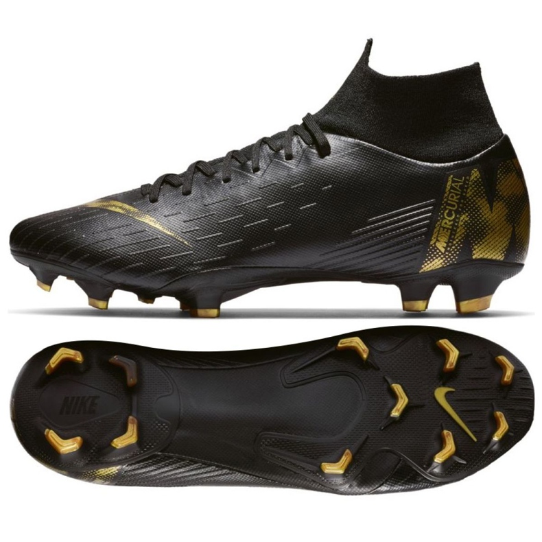 Nike Mercurial Superfly 6 Pro Fg M AH7368-077 scarpe da calcio nero nero