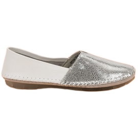 Slip on VINCEZA in pelle grigio