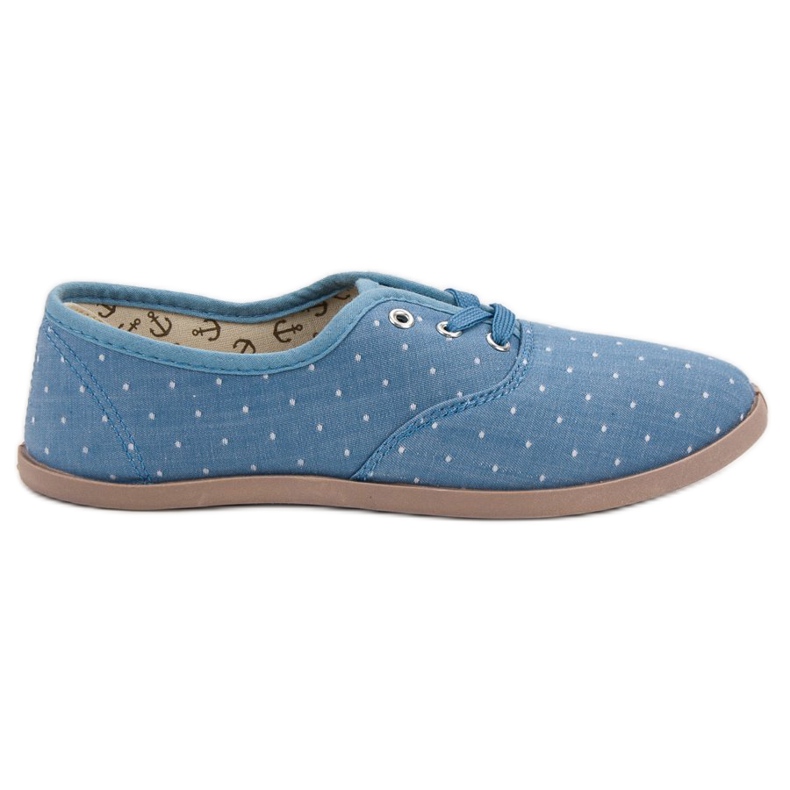 Sneakers Con Puntini blu