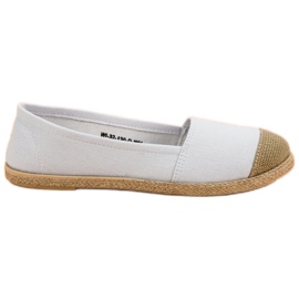 Espadrillas bianche alla moda bianco