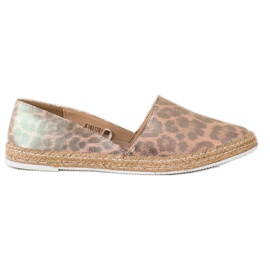 Kylie Espadrillas maculate beige d'oro