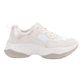 Kylie Scarpe da ginnastica bianche alla moda bianco