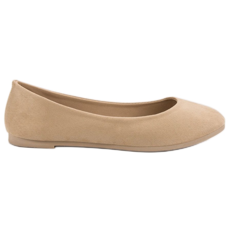 Ballerine VICES in camoscio beige