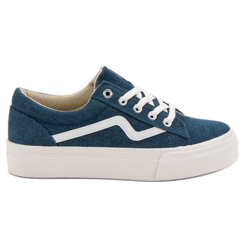 Kylie Sneakers in denim alla moda blu