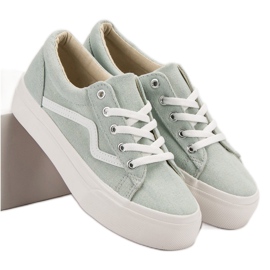 Kylie Scarpe da ginnastica verdi alla moda verde