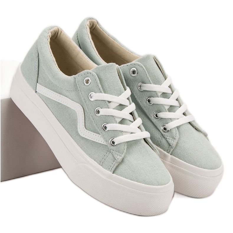 Kylie Scarpe da ginnastica verdi alla moda verde