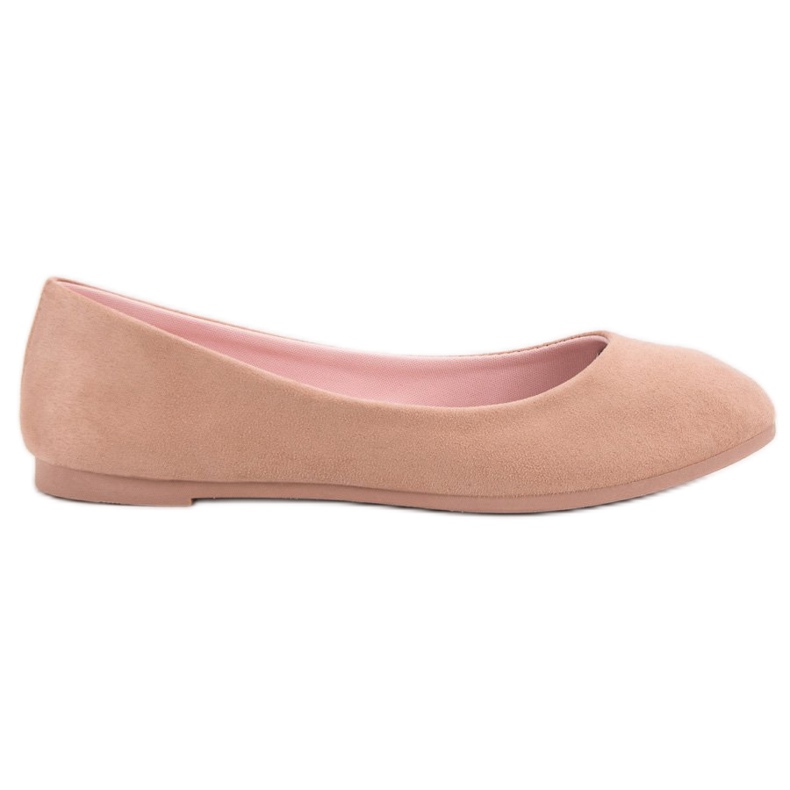 VICES Ballerine in camoscio cipria rosa