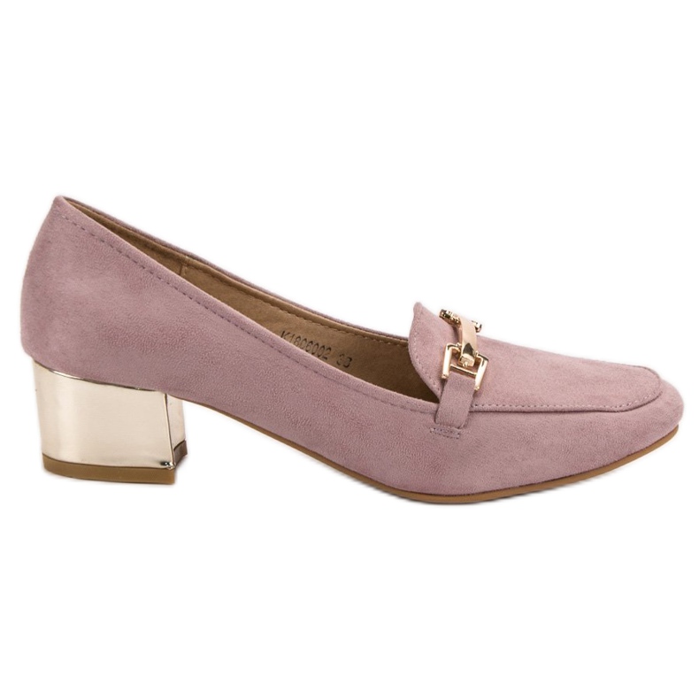 Kylie Mocassini con tacco alto viola