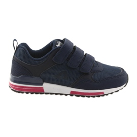 Soletta in pelle American Club 5, blu navy