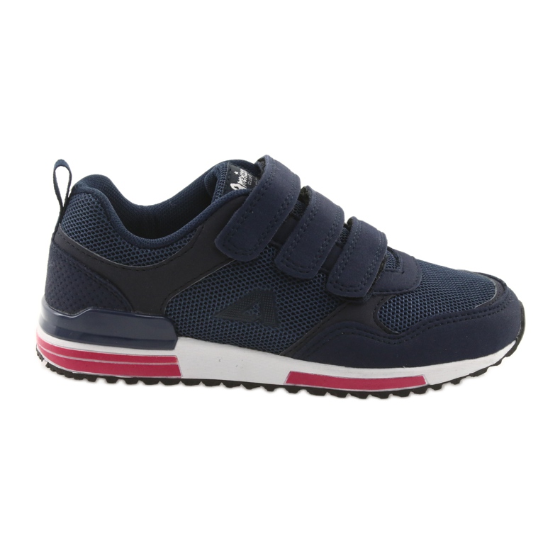 Soletta in pelle American Club 5, blu navy