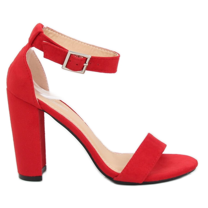 Sandali sul palo rosso 369-18 Rosso