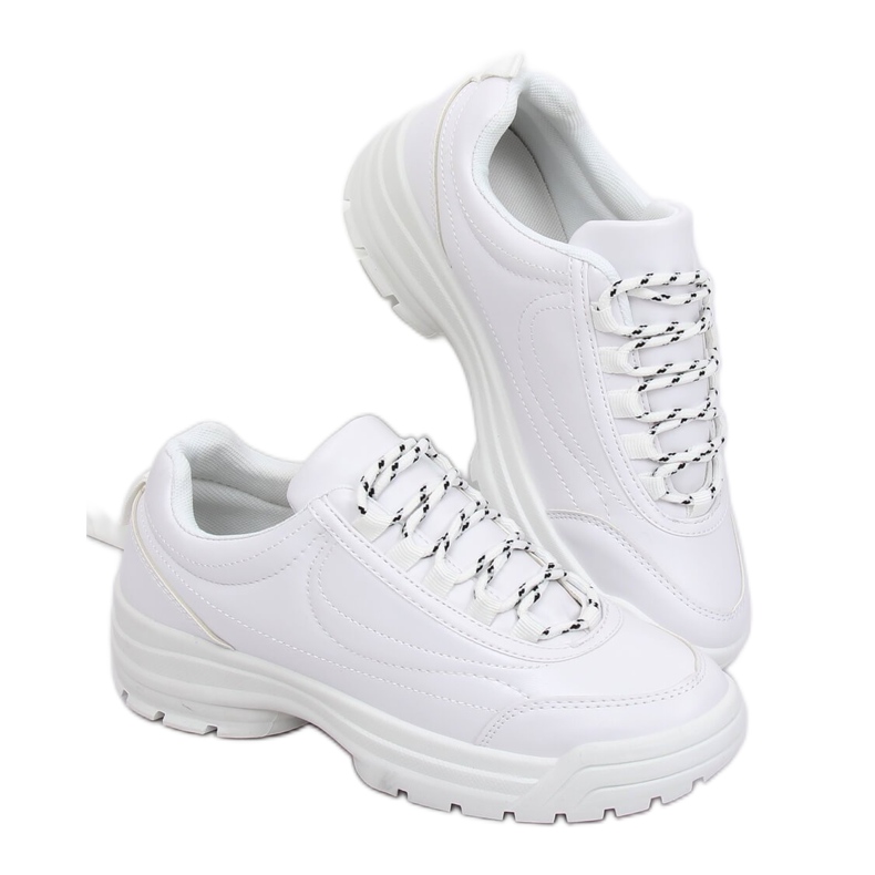 Scarpe sportive bianche 6256 bianche bianca