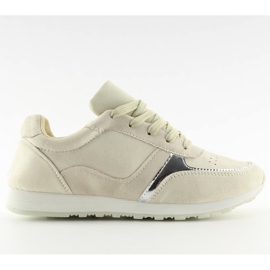 Scarpe sportive beige LR88082 Beige II-GAT