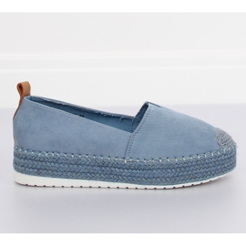 Espadrillas sui tacchi blu BL247 Blue II-GAT