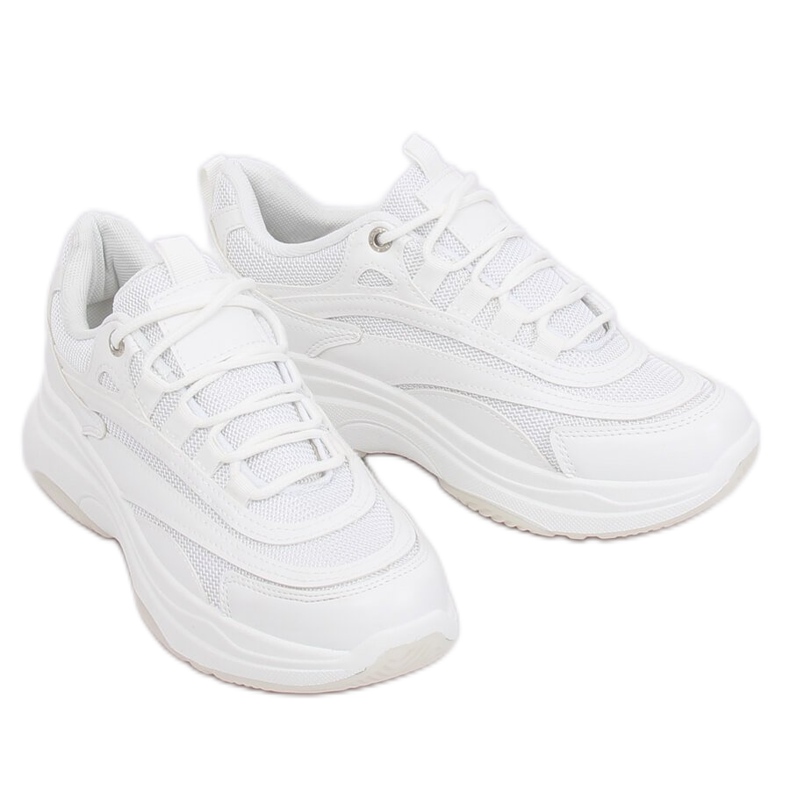 Scarpe sportive da donna bianche B0-15 White bianca