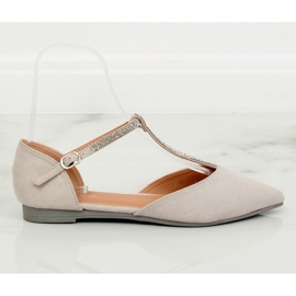 Ballerine grigie con cintura A321 Grigio II-GAT