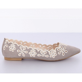Ballerine grigio Openwork LT99P grigio II-GAT