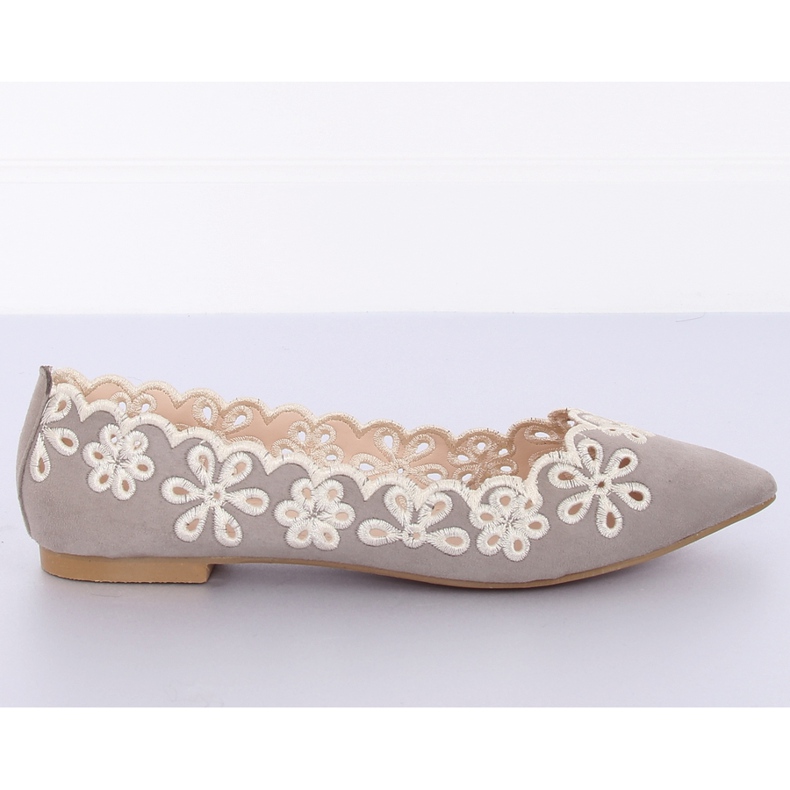Ballerine grigio Openwork LT99P grigio II-GAT