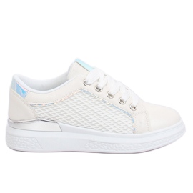 Sneakers bianche olografiche ZF-40 White bianca