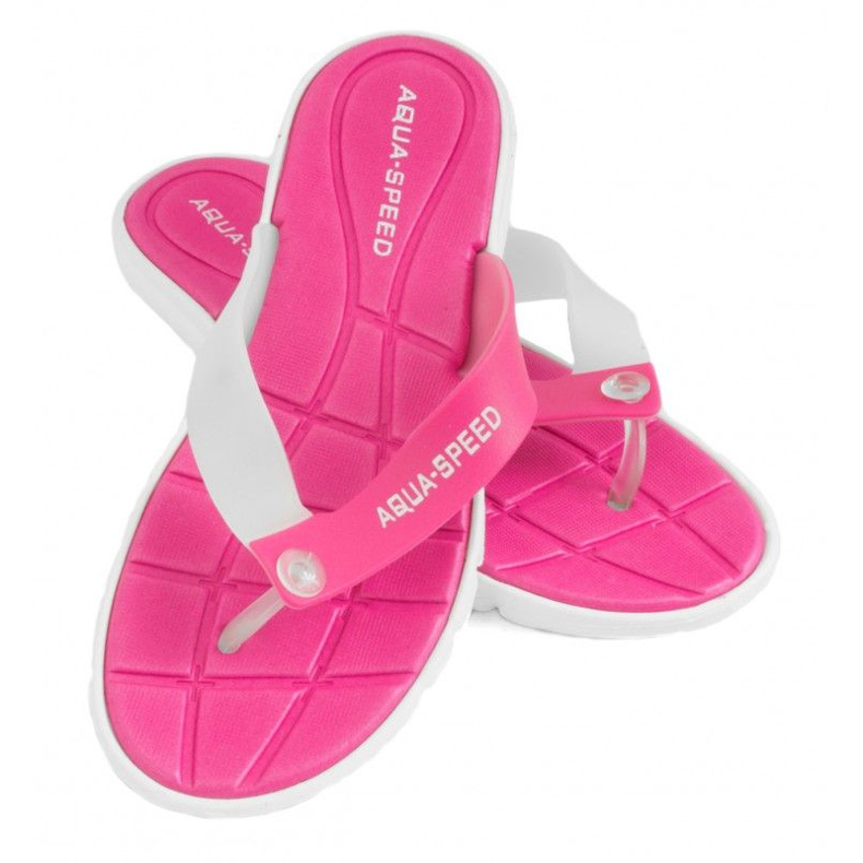 Pantofole Aqua-Speed ​​Bali rosa e bianco 05 479 bianca