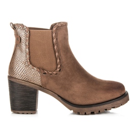 Super Me Stivali alla moda marrone