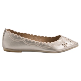 Vices Ballerina In Spitz VIZI grigio