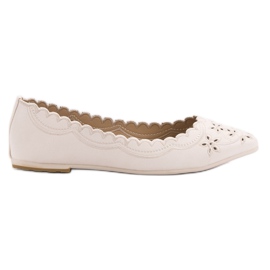 Vices Ballerina In Spitz VIZI marrone