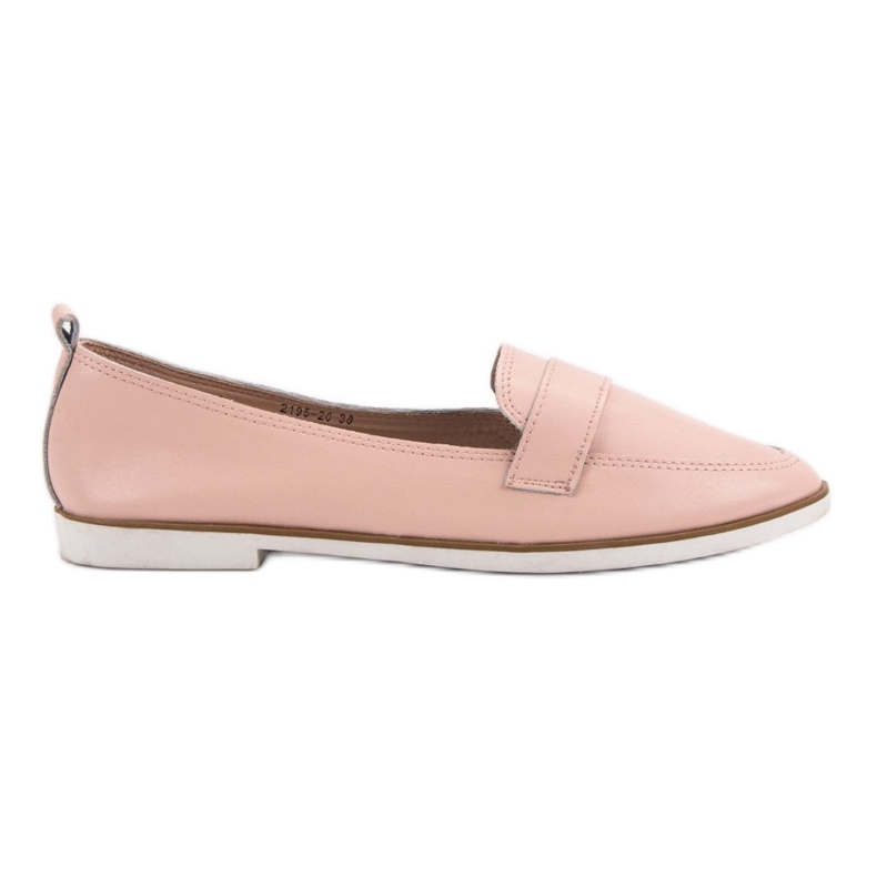 Mazaro Mocassini in pelle rosa