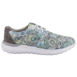 Filippo Scarpe sportive in pelle multicolore
