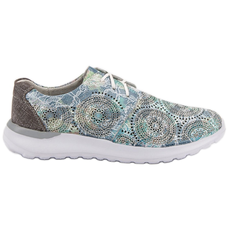 Filippo Scarpe sportive in pelle multicolore