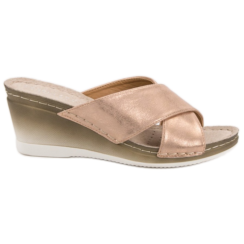 VINCEZA Sandali con Zeppa giallo